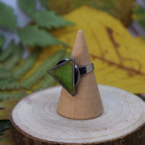 Anillo Hoja Triangular