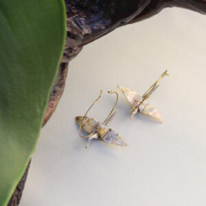 Pendientes Origami de Grulla