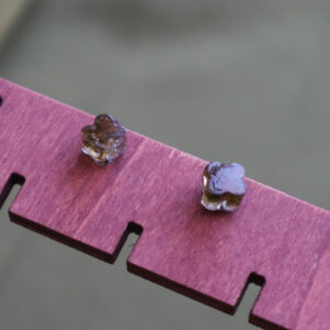 Pendientes Mini Tréboles con Musgo Encapsulado