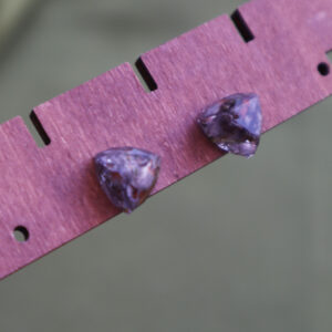 Pendientes Mini Triángulos con Lavanda Encapsulada